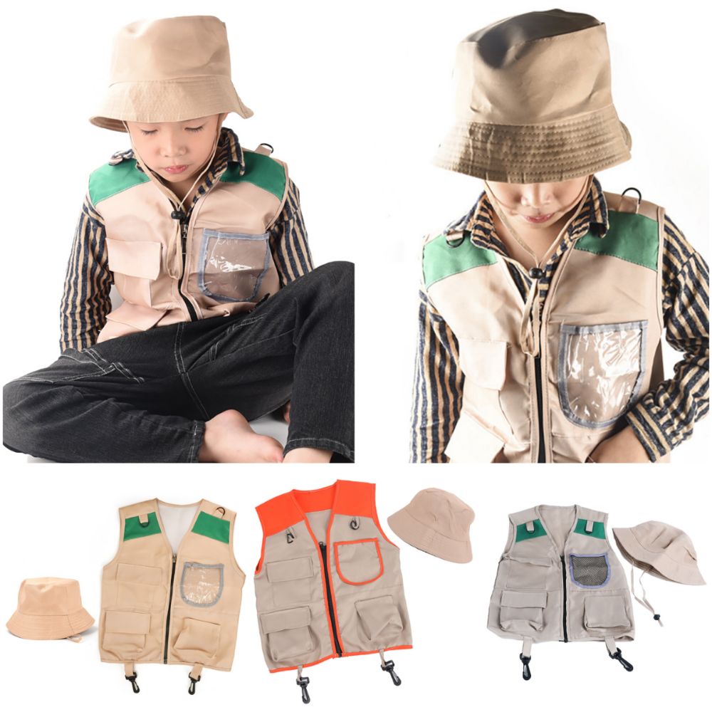 Outdoor Adventure Kit For Kids - Ensemble de veste et de chapeau